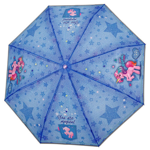 Unicorn manual folding umbrella 50cm