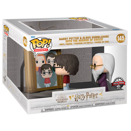 Figura POP Moment Harry Potter - Harry Potter & Albus Dumbledore the Mirror of Erised Exclusive