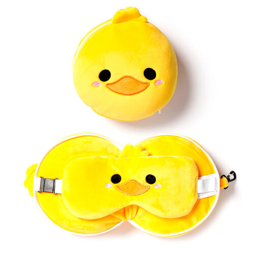 Relaxeazzz Adoramals Duck travel pillow eye mask