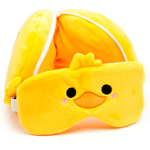 Relaxeazzz Adoramals Duck travel pillow eye mask