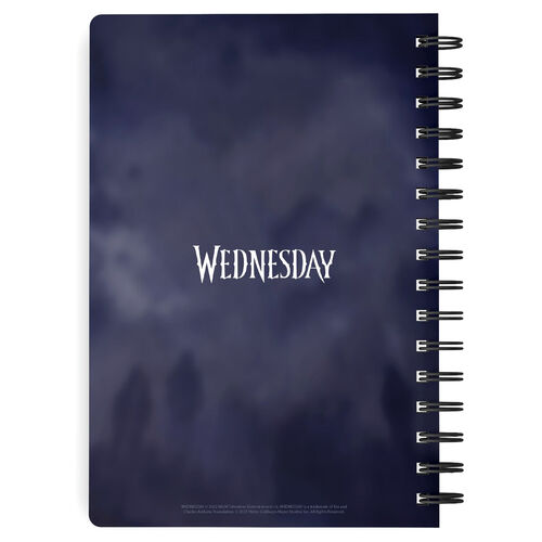 Wednesday rain A5 notebook