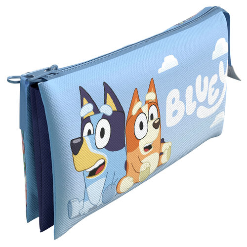 Bluey triple pencil case