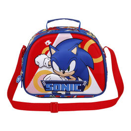 Sonic The Hedgehog Lets Roll Kids 3D lunch bag