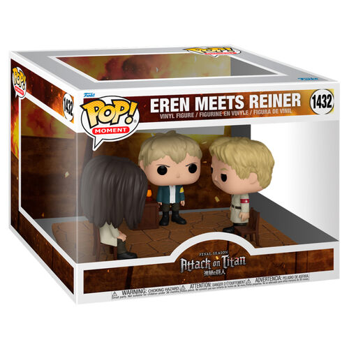 POP figure Moment Attack on Titan Eren Meets Reiner