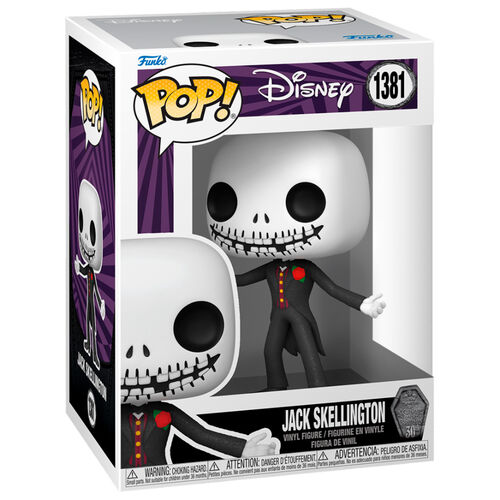 Figura POP Disney Pesadilla Antes de Navidad 30th Anniversary Jack Skellington