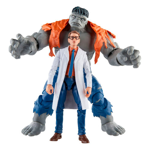 Marvel Avengers Beyond Earths Mightiest Gray Hulk & Dr. Bruce Banner figures 15cm