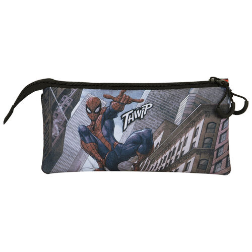 Marvel Spiderman Arachnid triple pencil case