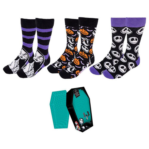 Disney Nightmare Before Christmas pack 3 adult socks