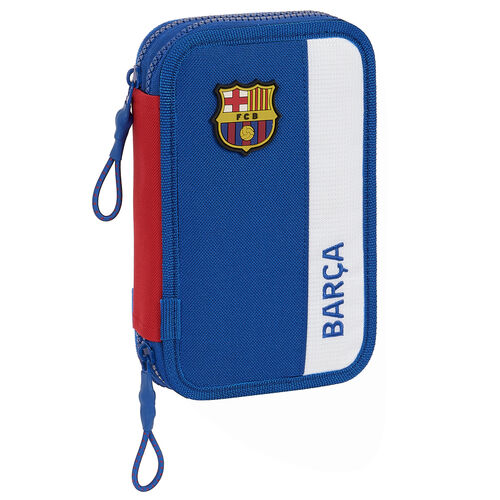 FC Barcelona double pencil case 28pcs