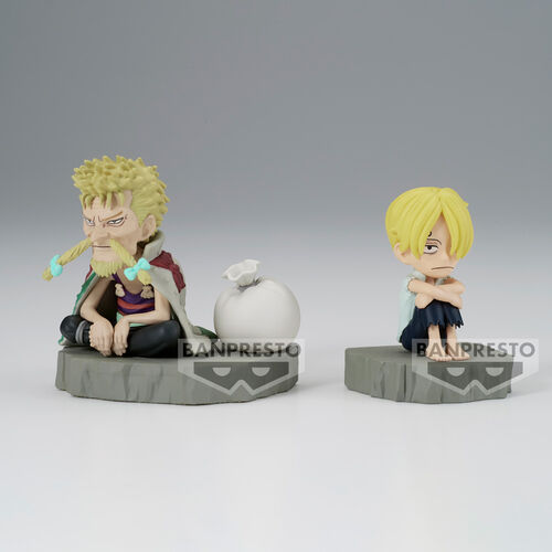 Figura Sanji & Zeff World Collectable Stories One Piece 6cm