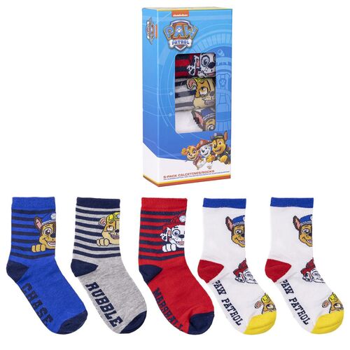 Paw Patrol pack 5 socks