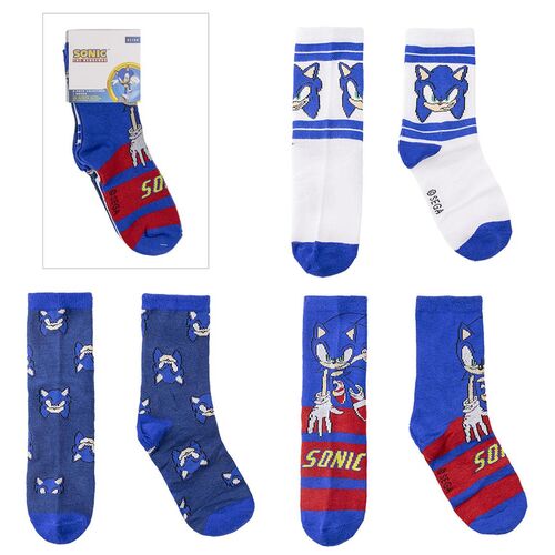 Sonic the Hedgehog pack 3 socks