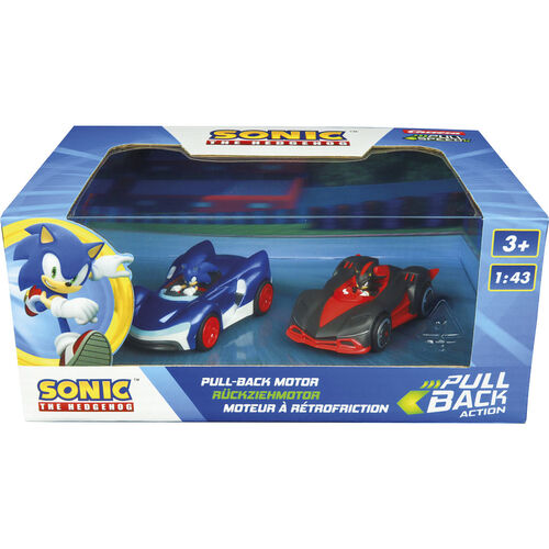 Sonic the Hedgehog Pull Speed Team Sonic Racing Sonic Vs Shadow pack 2 car