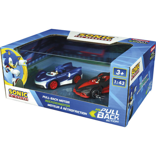 Set coches Sonic Vs Shadow Team Sonic Racing Pull Speed Sonic the Hedgehog