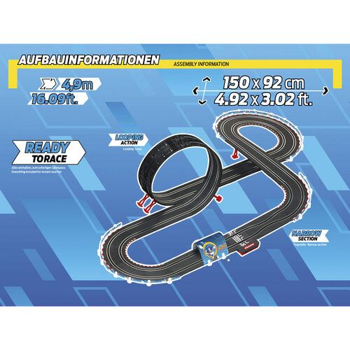 Circuit Carrera GO Challenge Sonic - 20068001 - JJMstore