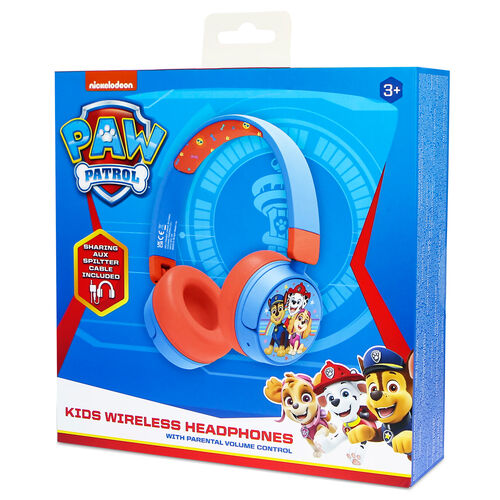 Auriculares inalambricos infantiles Patrulla Canina Paw Patrol