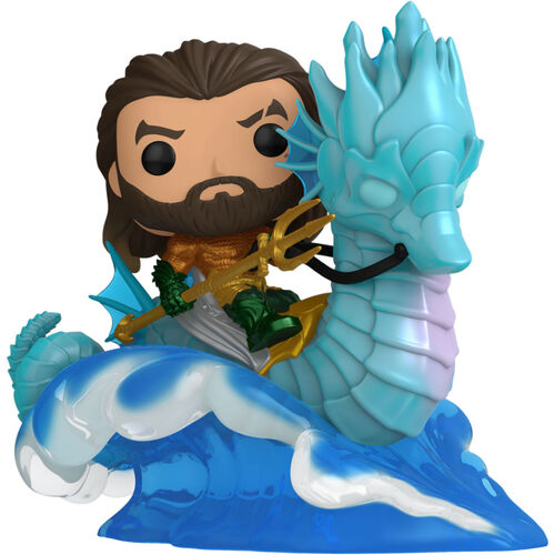 Figura POP Ride Deluxe DC Comics Aquaman y el Reino Perdido Aquaman on Storm