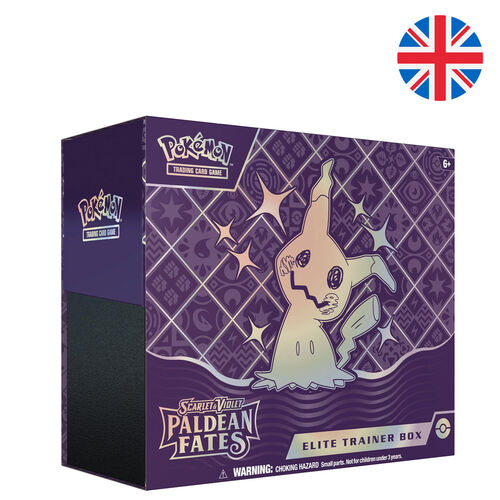 English Pokemon Scarlet & Violet Paldea Fates elite trainer box