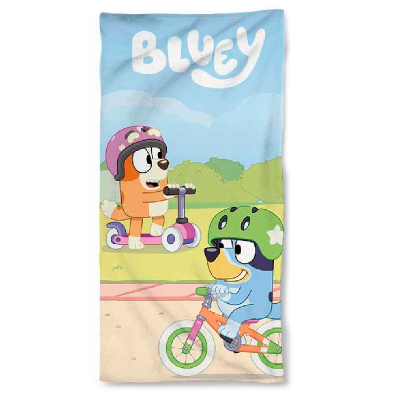 Bluey cotton beach towel