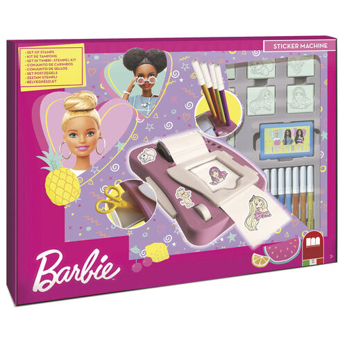 BARBIE SET DE CREACION DE PEGATINAS