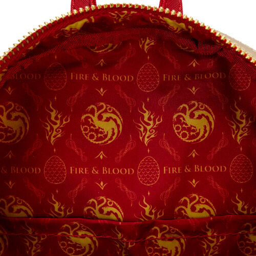 Mochila Targaryen La Casa del Dragon Juego de Tronos Loungefly 26cm