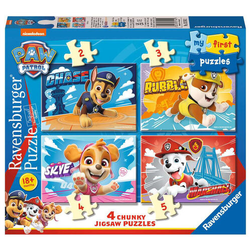 Paw Patrol puzzle 2-3-4-5pcs