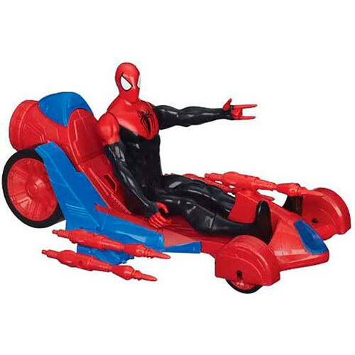 Marvel Titan Hero Series Spiderman figure + vehicle