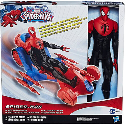 Hasbro - Spiderman Figurine Titan - 30 cm - Marvel Spider-Man Far