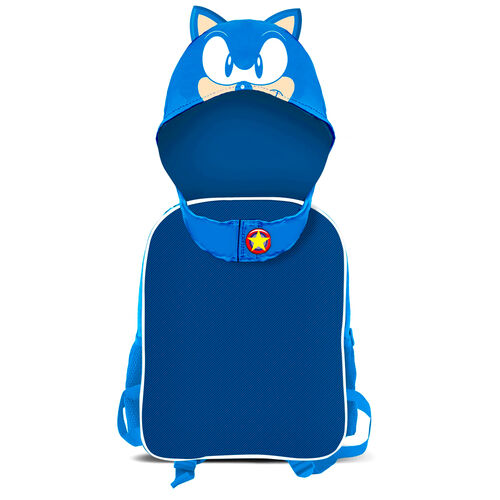 Sonic the Hedgehog hooded backpack 31cm