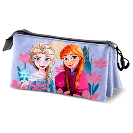 Cerda group Frozen 2 3 Pockets Flat Pencil Case Purple