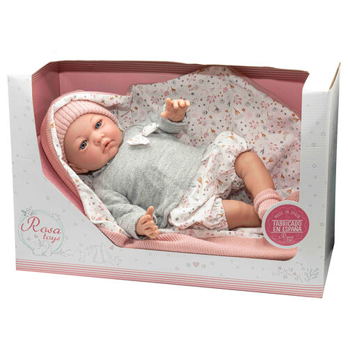 Baby doll Mia blanket flowers sounds