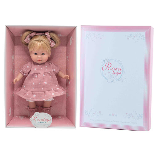 Spanish Lara doll talkative pink