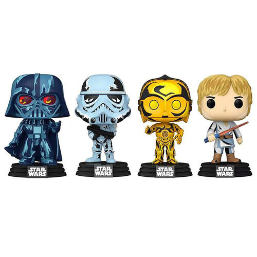 POP pack 4 figures Star Wars Exclusive