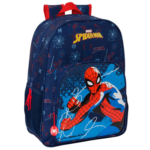 Mochila Neon Spiderman Marvel 42cm adaptable