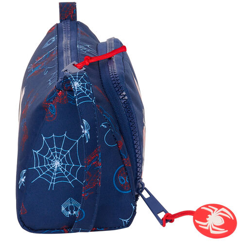 Marvel Spiderman Neon pencil case with drop-down pocket without stationery