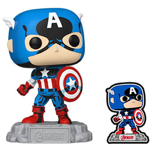 Figura POP Marvel Los Vengadores Avengers Captain America Exclusive