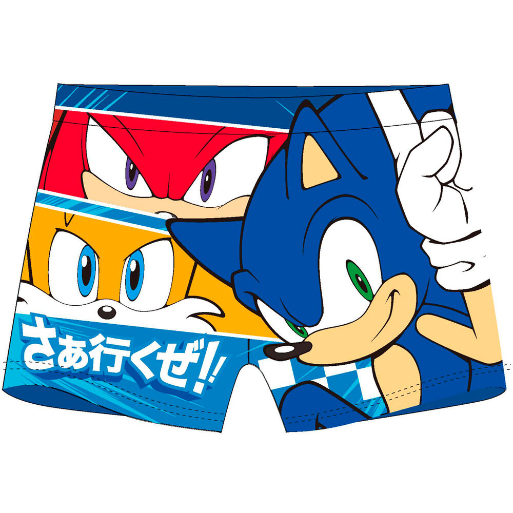  SEGA Sonic The Hedgehog Toddler Boys Swim Trunks