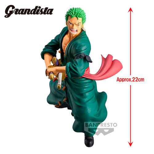 One Piece Grandista Roronoa Zoro figure 22cm