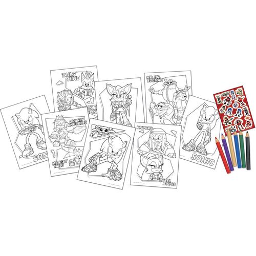 Sonic Prime coloring set