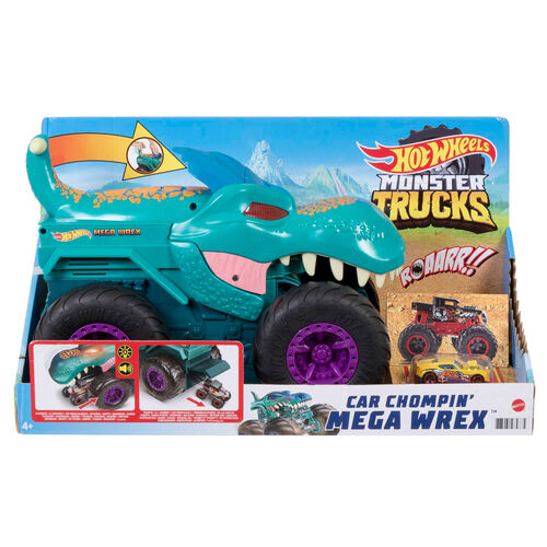 Hot Wheels Monster Trucks Car Chompin Mega Wrex