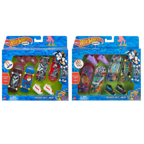 Hot Wheels assorted pack 4 skates