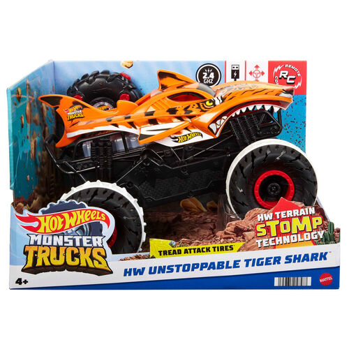 Hot Wheels Monster Trucks Unstoppable Tiger Shark