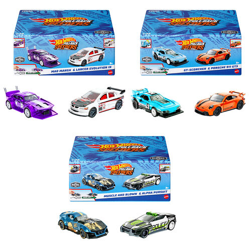 Hot Wheels assorted set 2 racing cars