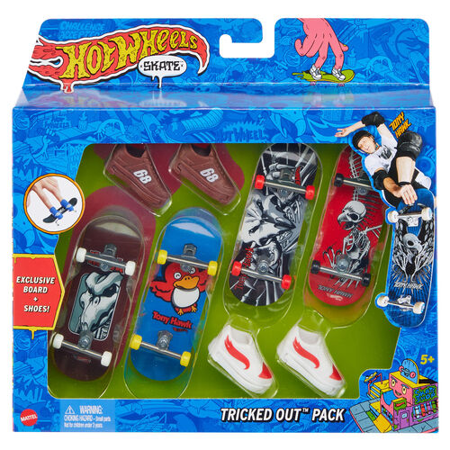 Hot Wheels assorted pack 4 skates