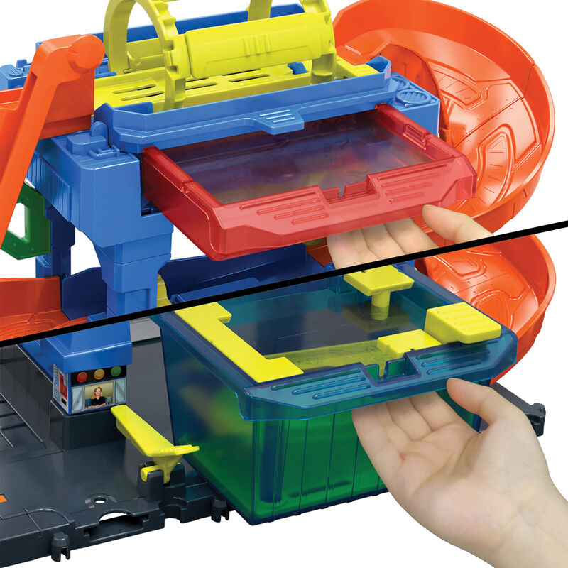 Pista Autolavado De Tunel En Espiral Hot Wheels