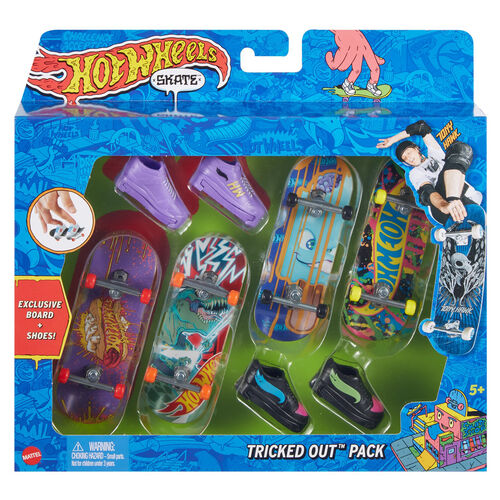 Hot Wheels assorted pack 4 skates