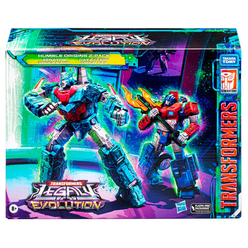 Transformers Legacy Evolution Rise of Tyranny Humble Origins Data Cleark & Senator set 2 figures 17,5cm