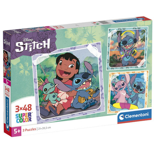 Puzzle Stitch Disney 3x48pzs