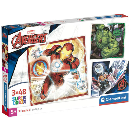 Marvel Avengers puzzle 3x48pcs