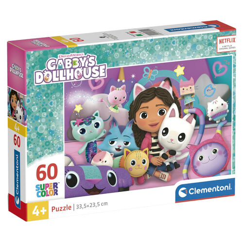 Gabbys Dollhouse puzzle 60pcs